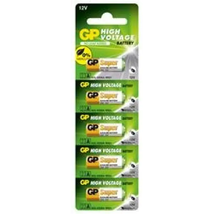 GP GP23A-C5 23A 12V Alkalin Spesifik 5li Paket Pil Kumanda