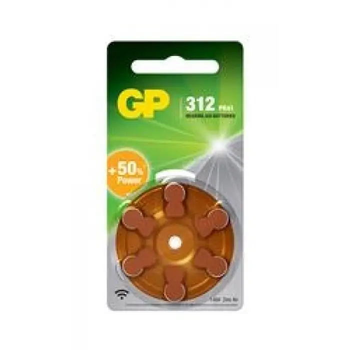 GP ZA312 1.4V Düğme Kulaklık Pili  6lı Paket