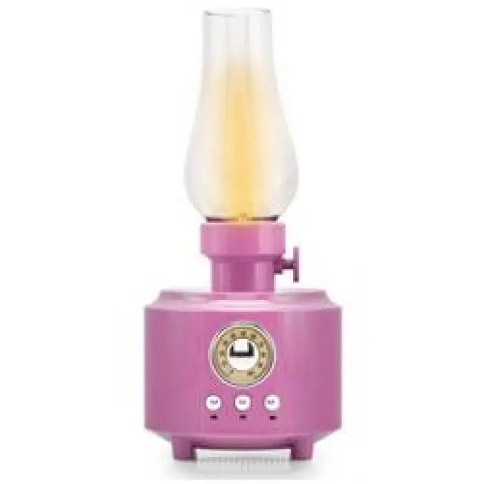 Hadron C210 Pembe Bluetooth Nostalji Gaz Lambası Speaker100-100-200MM (KDO)