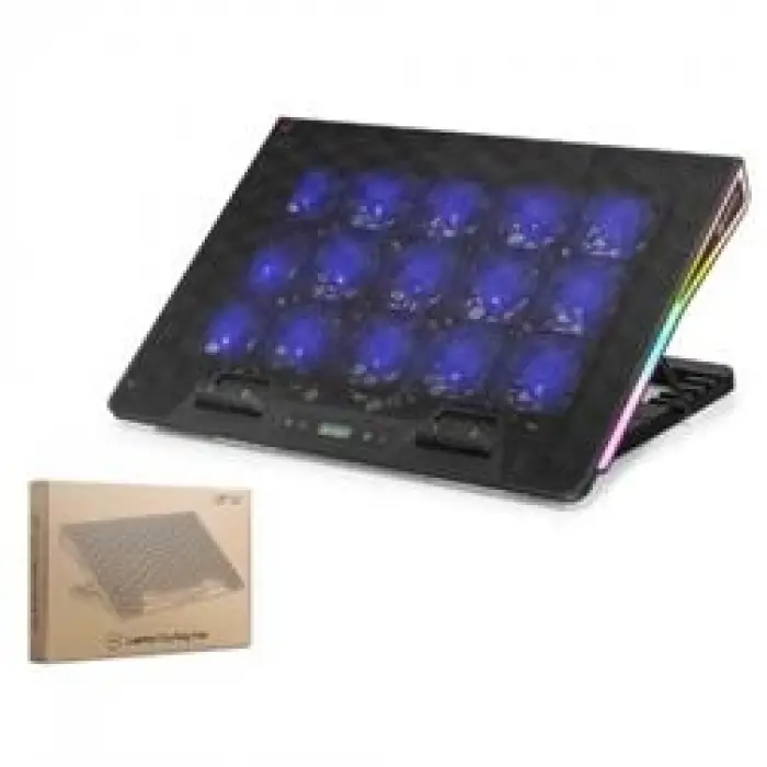 Hadron Dcxaa2 Notebook Soğutucu 15-Fan 13-17.3 RGB Siyah