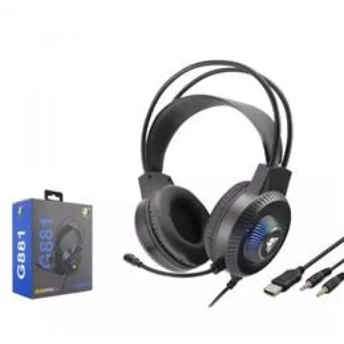 Hadron G881 Gaming Kulaklık 2-3.5Mm + Usb Siyah (KDO)