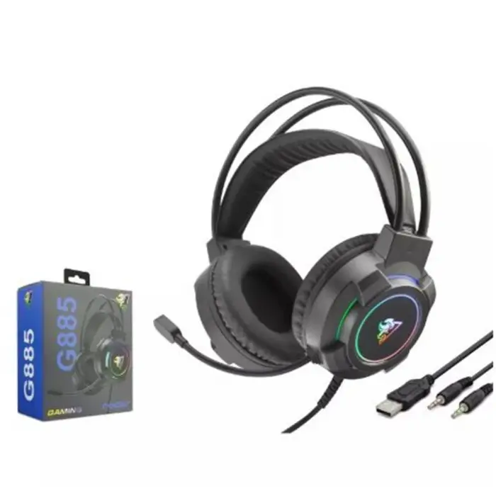 Hadron G885 Gaming Kulaklık 2-3.5Mm + Usb Siyah (KDO)