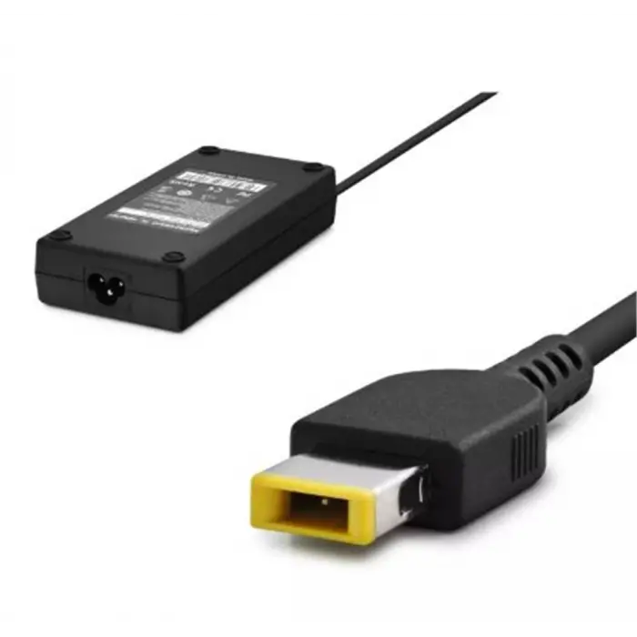 Hadron GXHH2 LENOVO- IBM Uyumlu 20V 8.5A 170W Laptop Adaptörü (Usb Tip Sarı Kare Uç) Siyah (KDO)