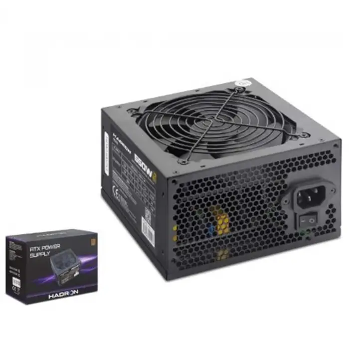 HADRON HD423 PC Power Supply Güç Kaynağı 550W 12 cm Fan ATX 80 Plus Siyah (KDO)