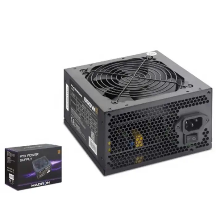 HADRON HD424 PC Power Supply Güç Kaynağı 650W 12 cm Fan ATX 80 Plus Siyah (KDO)