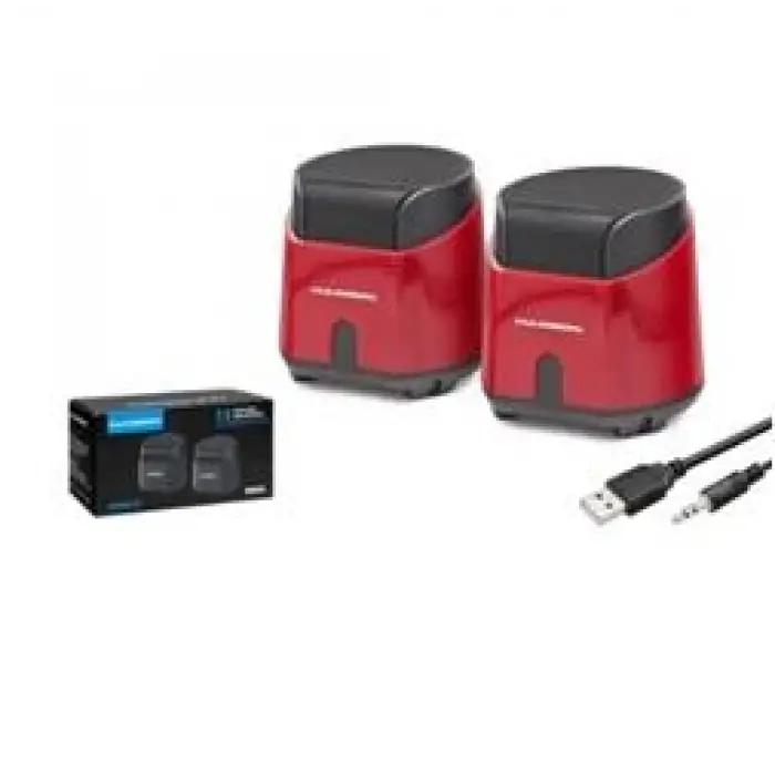 Hadron HD6024R Speaker Pc Kırmızı 8.5-9-9 cm (KDO)