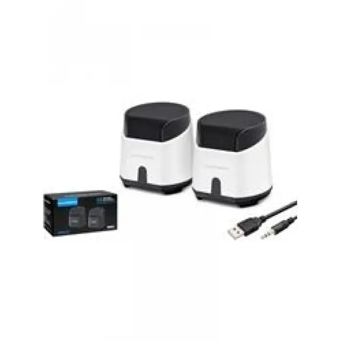 Hadron HD6024W Speaker Pc Beyaz 8.5-9-9 cm (KDO)