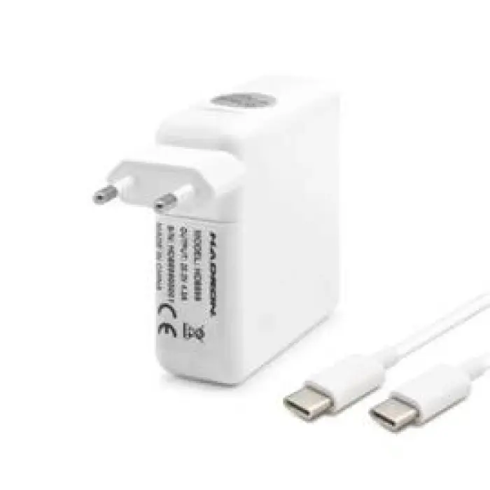 HADRON HD8899 Laptop Adaptörü 85W 20.2V 4.3A Type-C Beyaz