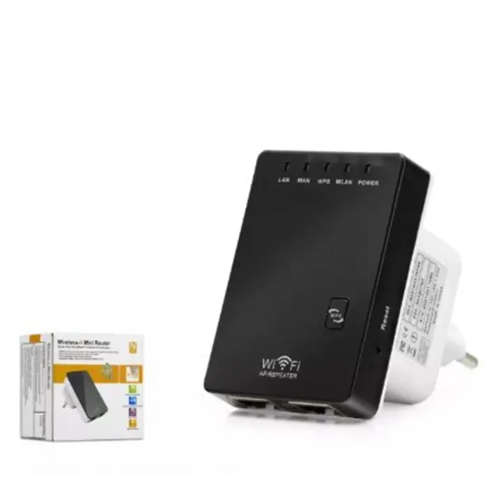 Hadron Hd9101 Wifi Repeater+ Router+Ap 300Mbps Siyah