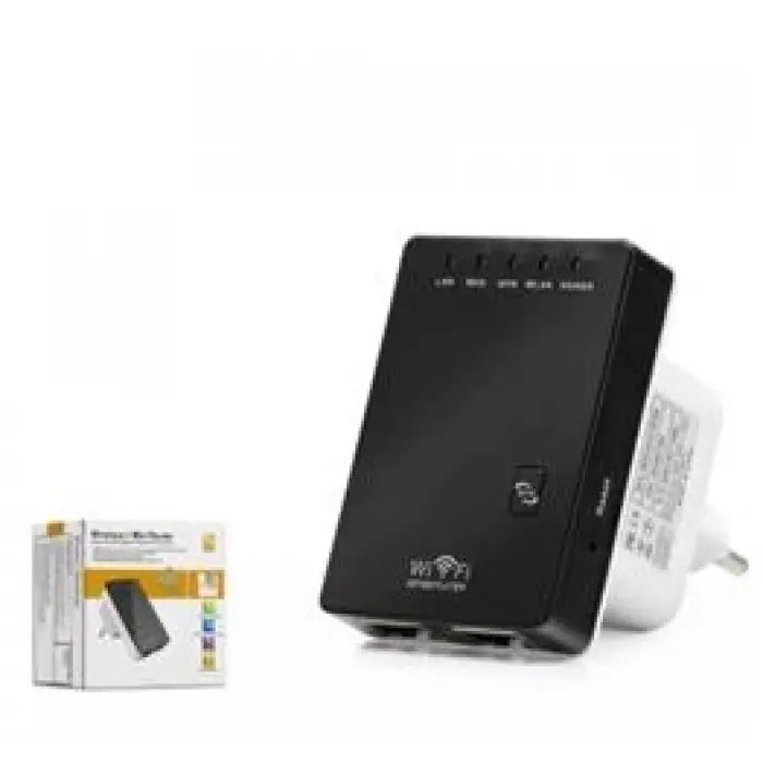 Hadron Hd9101 Wifi Repeater+ Router+Ap 300Mbps Siyah (KDO)