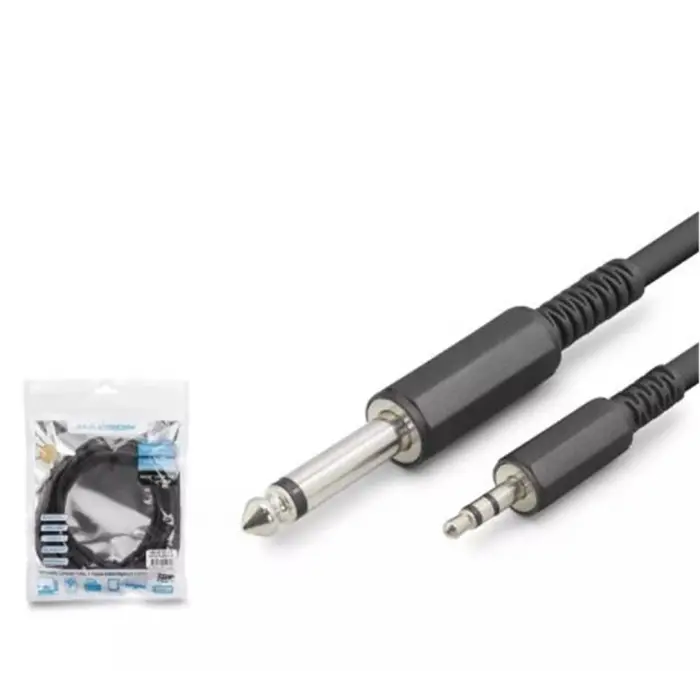 Hadron Hdx1077 6.5Mm To 3.5Mm Kablo Enstrüman Gitar 3M Siyah