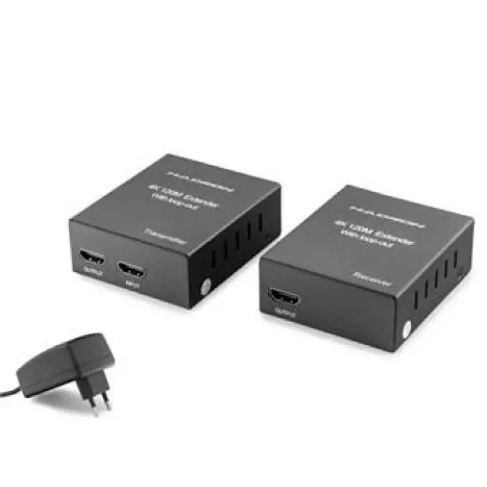 Hadron Hdx1368 120M Hdmi Extender Loop Out 4K  Siyah (KDO)
