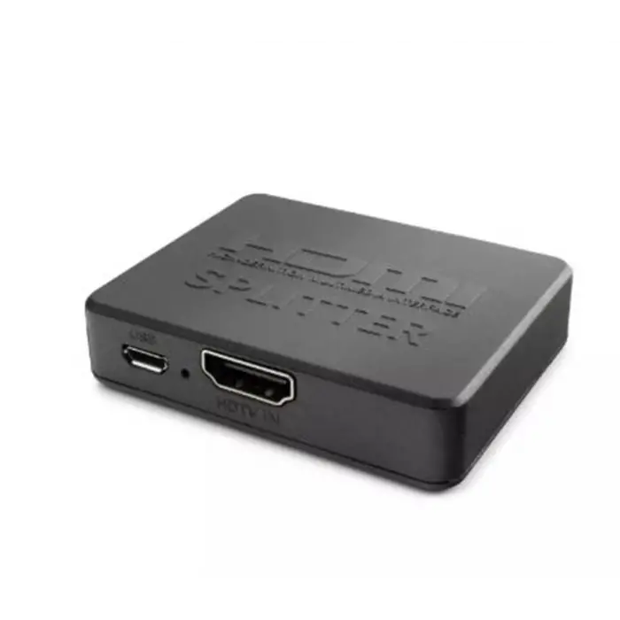Hadron Hdx1371 2Port Splitter 4K-20 With Usb Power Cable (KDO)