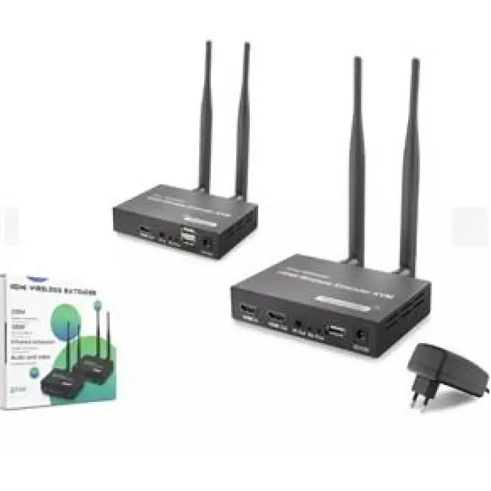 Hadron HDX1383 200mt Hdmi Wireless Kvm Extender Loop-Out Kablosuz 1080P (Audio and Video) (KDO)