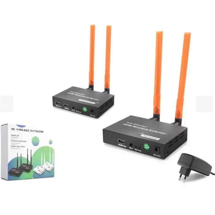 Hadron HDX1384 300mt Hdmi Wireless Kvm Extender Loop-Out Kablosuz 1080P (Audio and Video) (KDO)