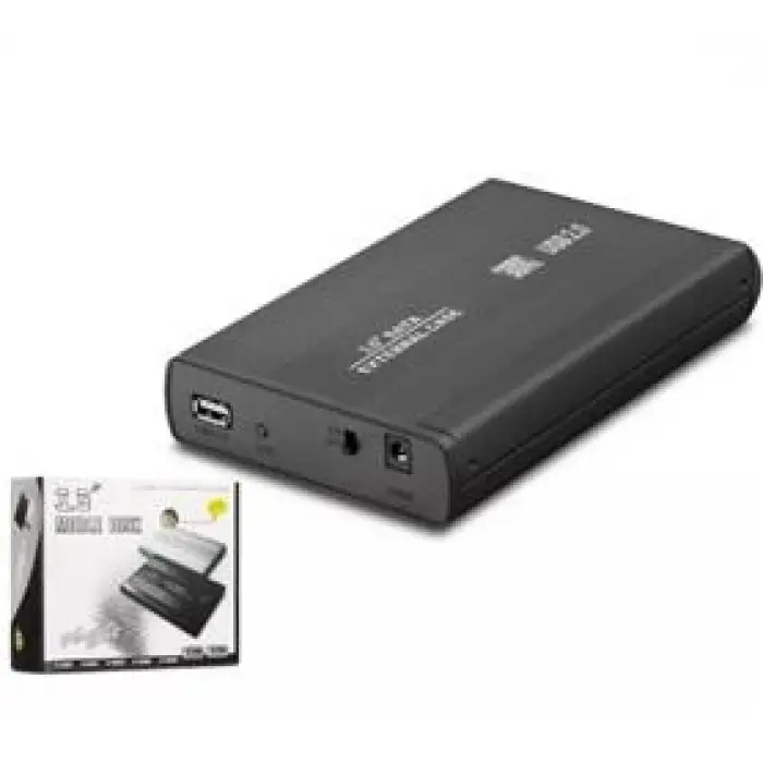 HADRON HDX1753 HDD KUTUSU USB2.0 METAL SATA 3.5 SİYAH (KDO)