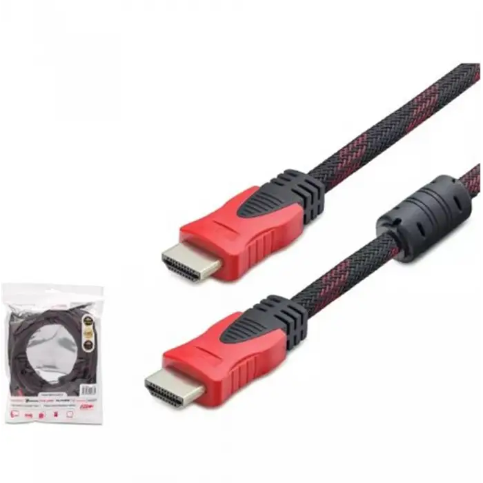 HADRON HDX2017 10MT HDMI (M) TO HDMI (M) KABLO ÖRGÜLÜ 10M SİYAH