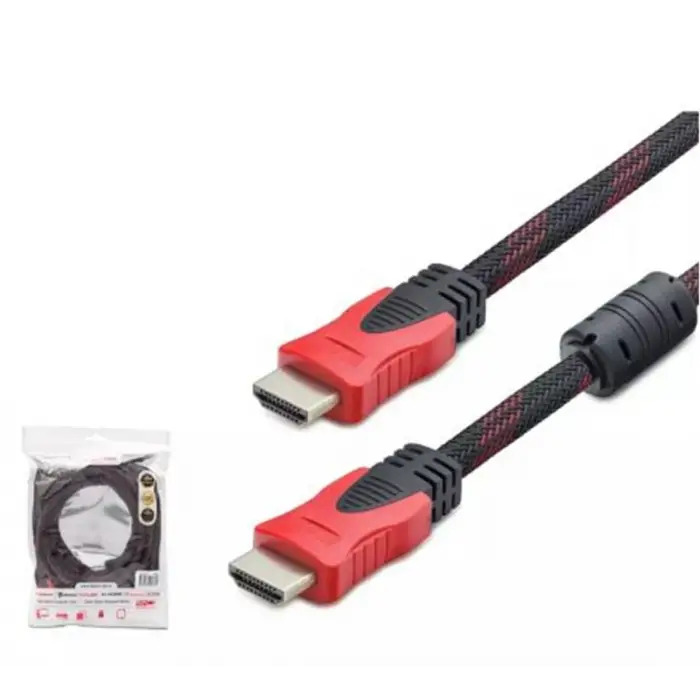 Hadron Hdx2022 15M Hdmi Kablo Örgülü  Siyah
