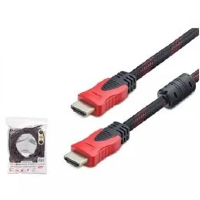 Hadron Hdx2033 30M  Hdmi Kablo Örgülü  Siyah