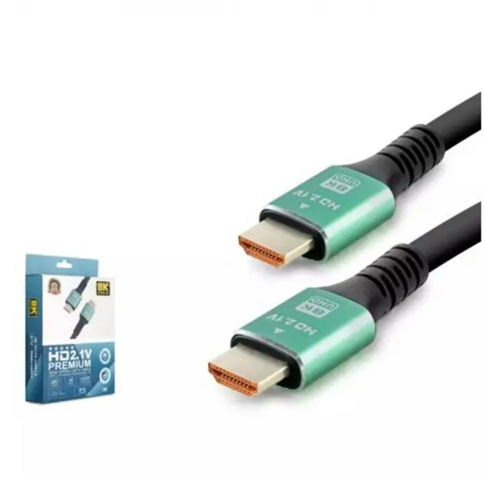 HADRON HDX2045 HDMI KABLO PVC 8K 60HZ 2.1V OPTIC OD8.0 3M SİYAH