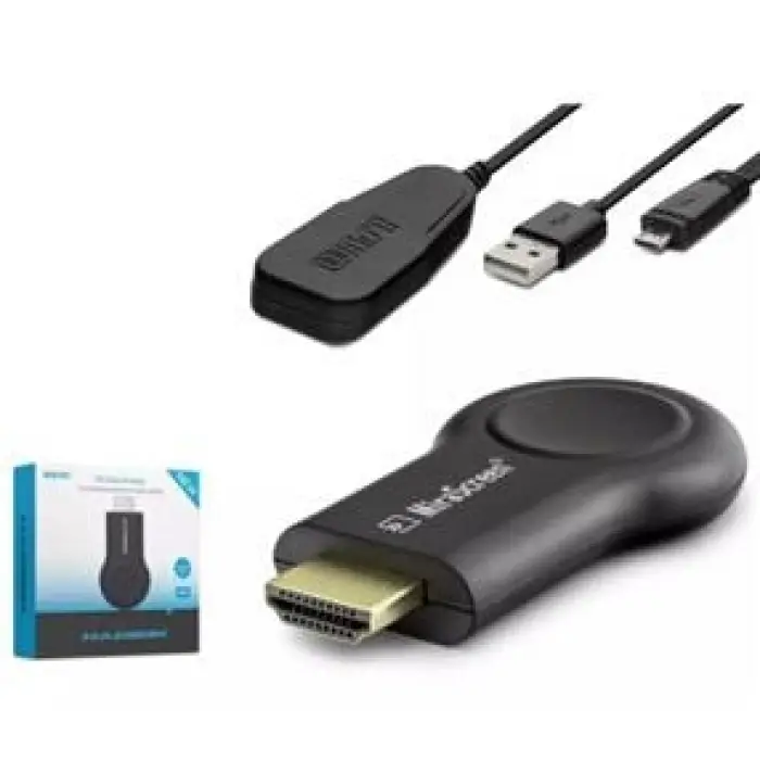 HADRON HDX2351 HDMI Kablosuz Görüntü Aktarım Cihazı Display Android - iOS - Windows - macOS - Siyah