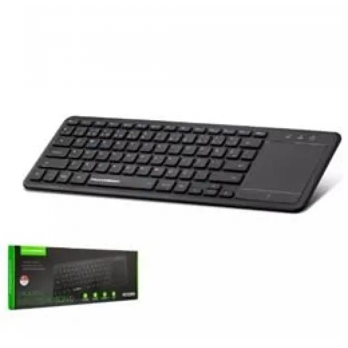 HADRON HDX2505 BLUETOOTH + WIRELESS KLAVYE + TOUCH PAD Q SİYAH (KDO)