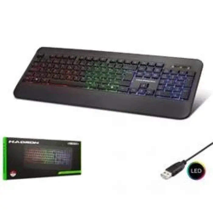 HADRON HDX2607 LEDLİ KABLOLU Q KLAVYE (KDO)