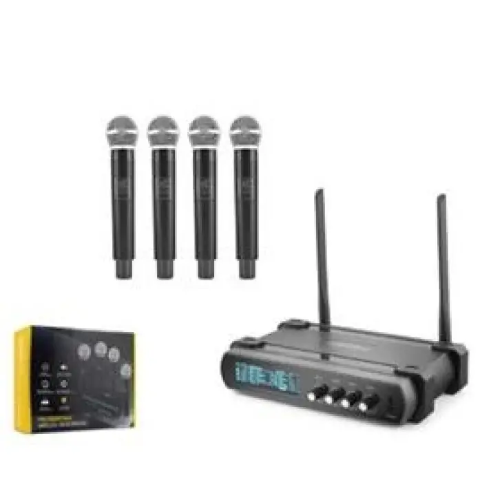 Hadron Hdx2792 Kablosuz 4-Mikrofon Vhf Siyah (KDO)