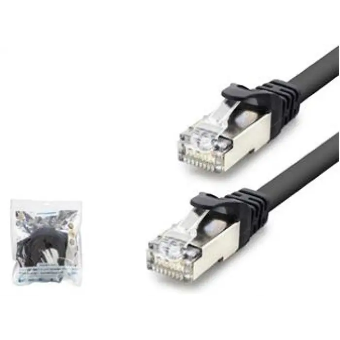 Hadron Hdx5089 Cat7 Kablo 1000Gbt 250Mhz 60Cm Siyah