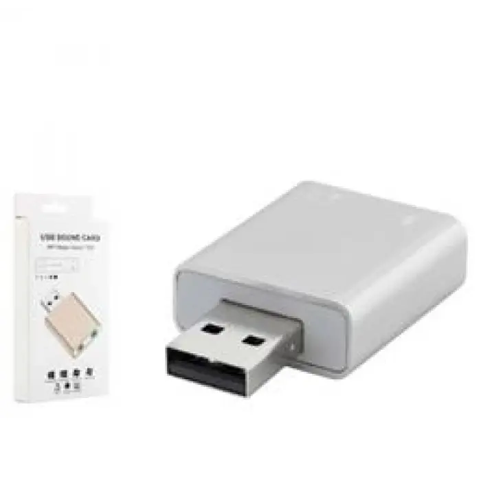 HADRON HDX5272 USB Harici Ses Kartı 7.1 Gümüş