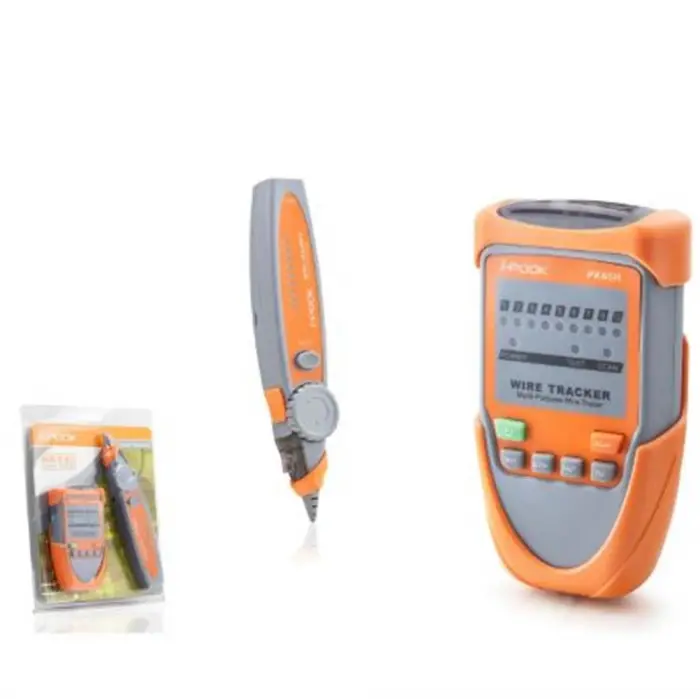 HADRON HDX6524 Wire Tracker Kablo Bulucu ve Network Test Cihazı Turuncu Gri