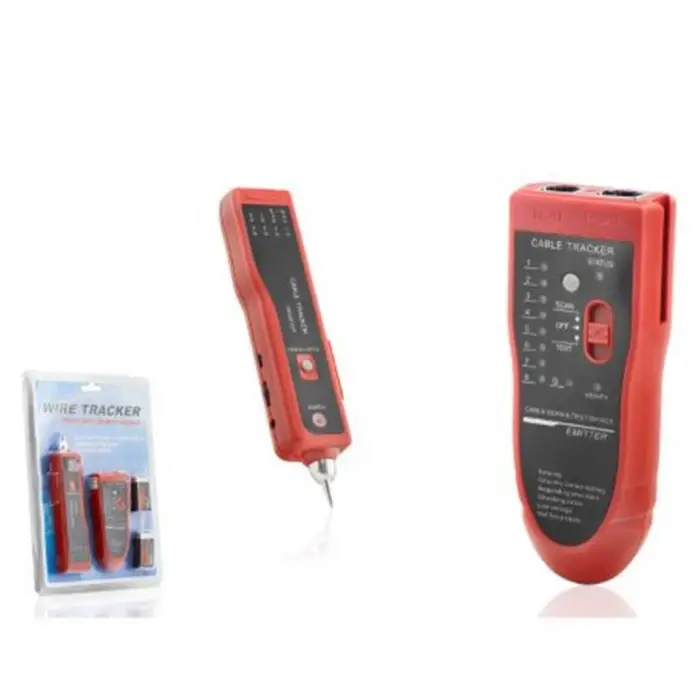 HADRON HDX6527 Wire Tracker Kablo Bulucu ve Hat Test Cihazı Kırmızı Siyah (KDO)