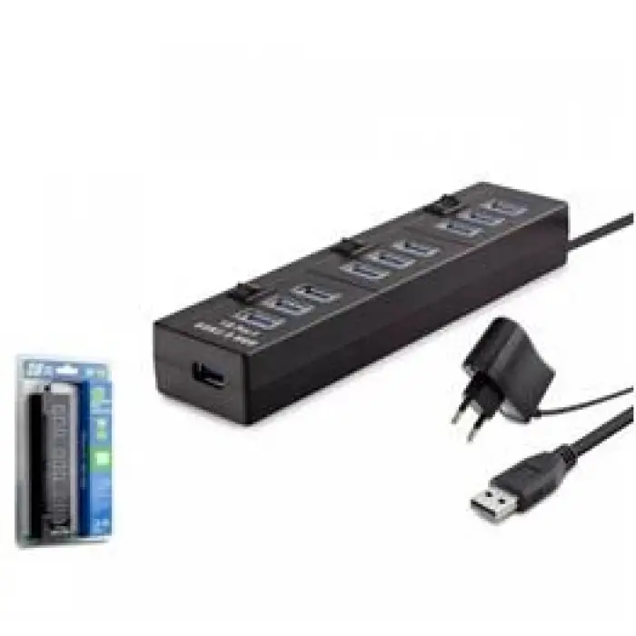 Hadron Hdx7005 Usb Hub 10-Usb 1M Siyah ( Güç Adaptörlü)