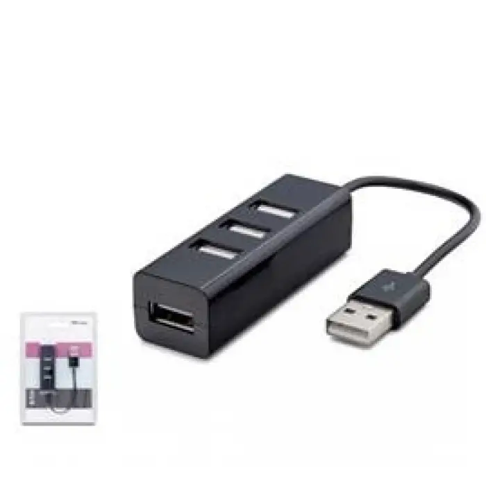 HADRON HDX7014 USB Hub 4 Port 480 Mbps Siyah (KDO)