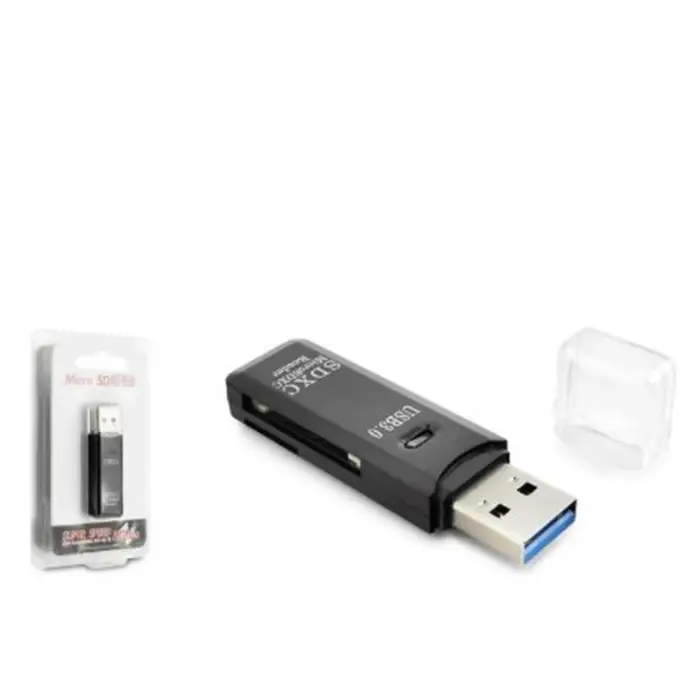 HADRON HDX7030 USB 3.0 Kart Okuyucu SD MicroSD 5 Gbps Siyah