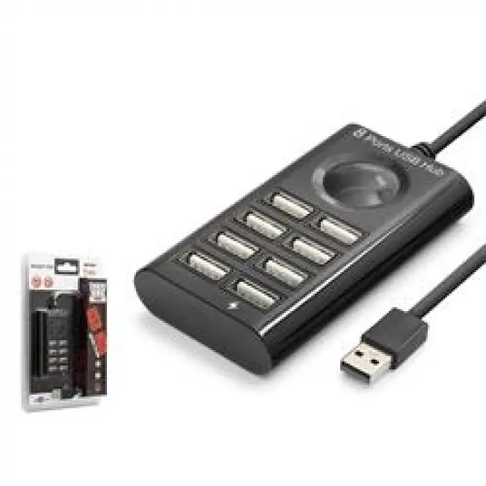 Hadron hdx7052 Usb Hub 8-Usb 8in1 1M Siyah (KDO)