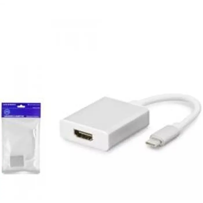 HADRON HDX7760 TYPE-C (M) TO HDMI (F) ADAPTÖR BEYAZ (KDO)