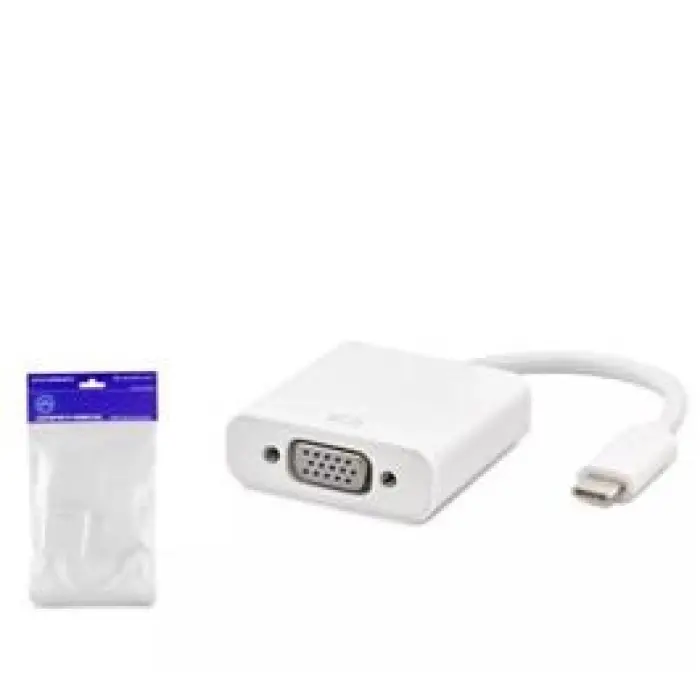 Hadron Hdx7773 Type-C To Vga F Çevirici 1080P Beyaz (KDO)