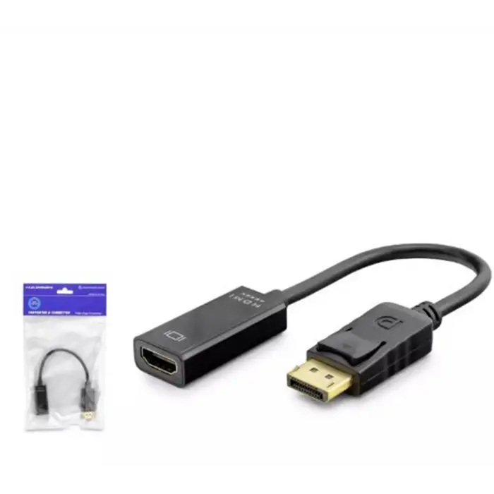 HADRON HDX7823 DISPLAY (M) TO HDMI (F) ADAPTÖR 4K 30HZ SİYAH (KDO)