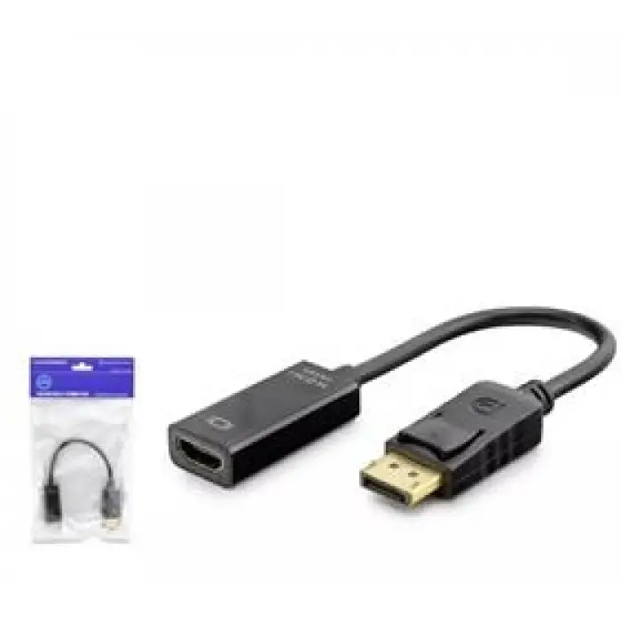 HADRON HDX7823 DISPLAY (M) TO HDMI (F) ADAPTÖR 4K 30HZ SİYAH (KDO)