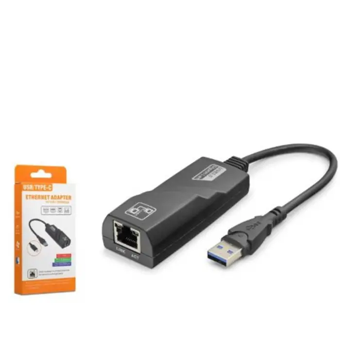 HADRON HDX7867 USB 3.0 Ethernet Adaptör Gigabit Siyah