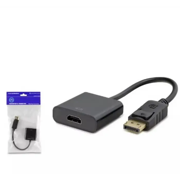 HADRON HDX7873 DisplayPort to HDMI Dişi Görüntü Dönüştürücü 4K 30 Hz - Siyah (KDO)