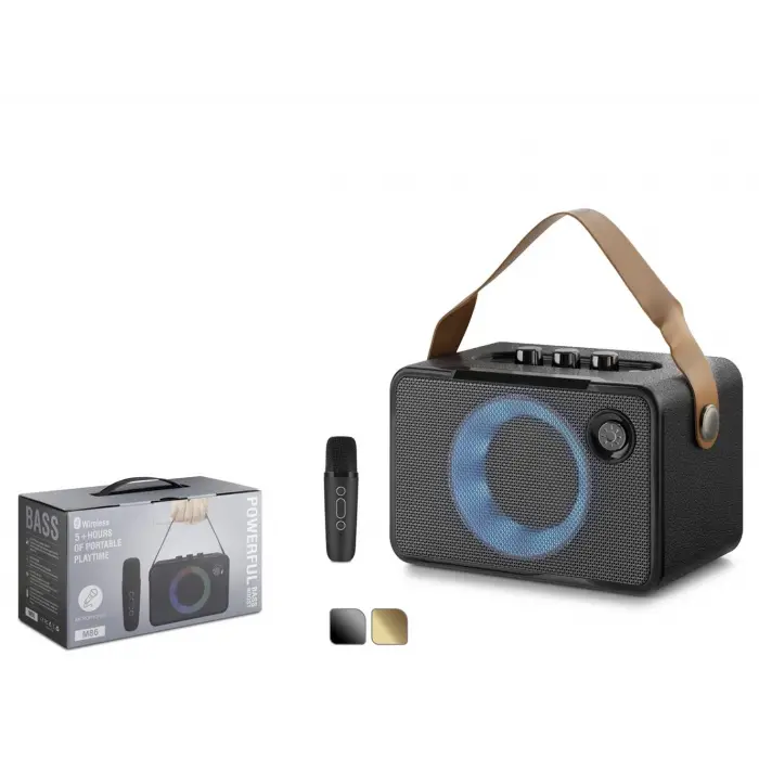 Hadron M86 Bluetooth Karaoke Mikrofonlu Speaker (KDO)