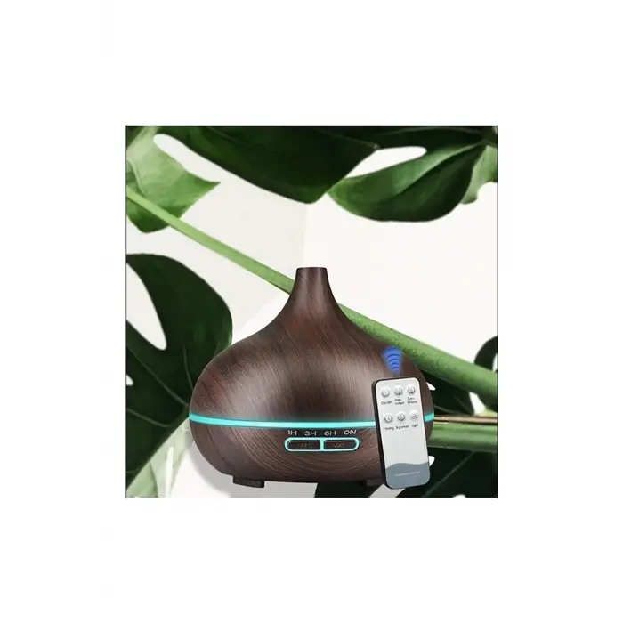 Hava Nemlendirici 7 Led Işıklı Aromatik Oda Kokusu 550 Ml Kahve Aroma Difüzörü Buhar Makinası