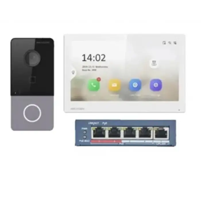 Hikvision DS-KIS607-S İp Vİdeo İnterkom Kit (KDO)