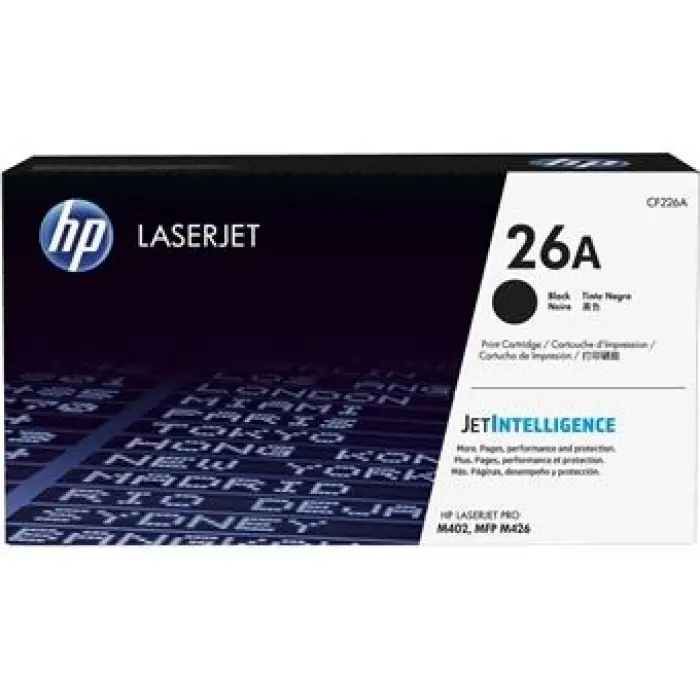 HP 26A Black Siyah 3.100 Sayfa Toner CF226A (KDO)