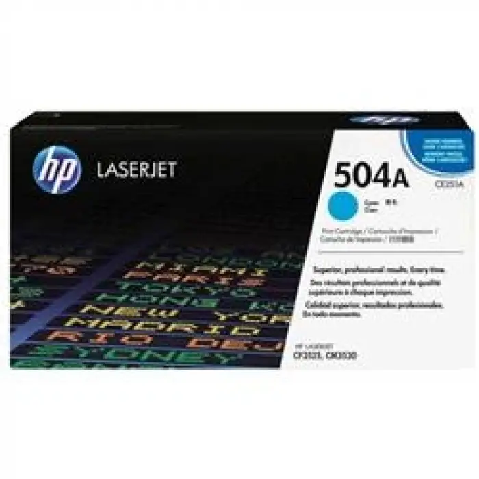 HP 504A Cyan Mavi 7.000 Sayfa Toner CE251A (KDO)