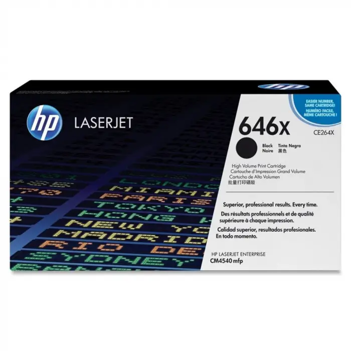 HP 646X Black Siyah Yüksek Kapasite 17.000 Sayfa Toner CE264X (KDO)