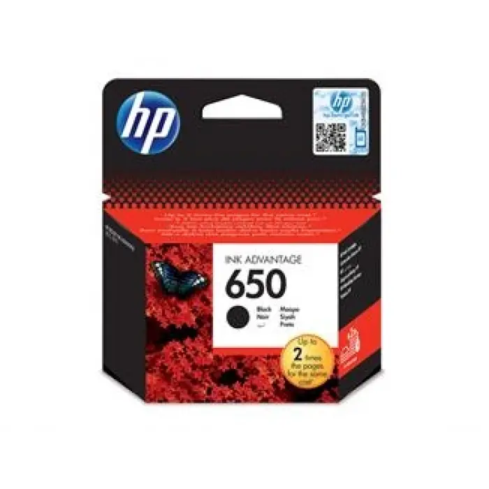 HP 650 Black Siyah Kartuş CZ101AE (KDO)