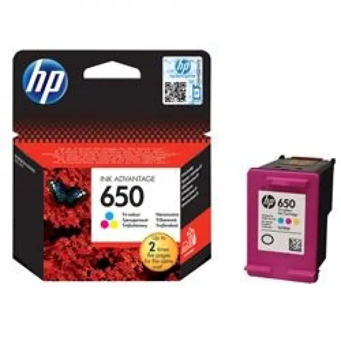 HP 650 Color Renkli Kartuş CZ102AE